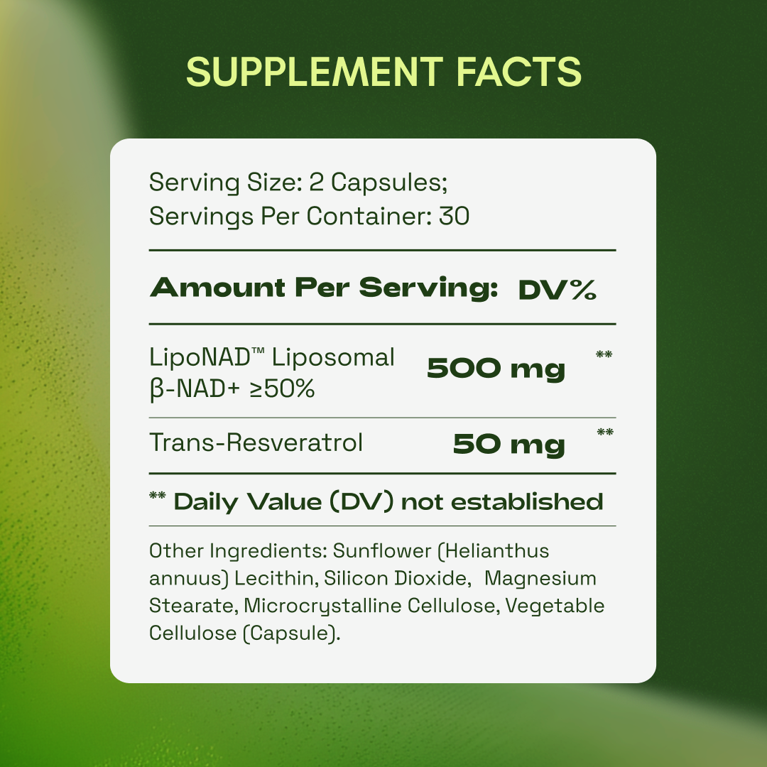 NAD+ Advanced Anti-Aging Supplement 